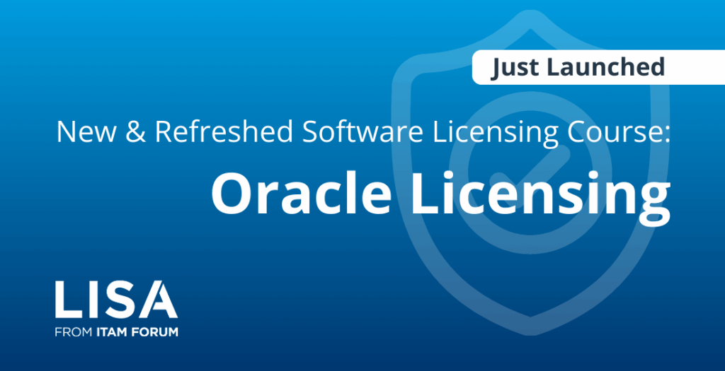 New and refreshed Oracle Licensing course launched by LISA training