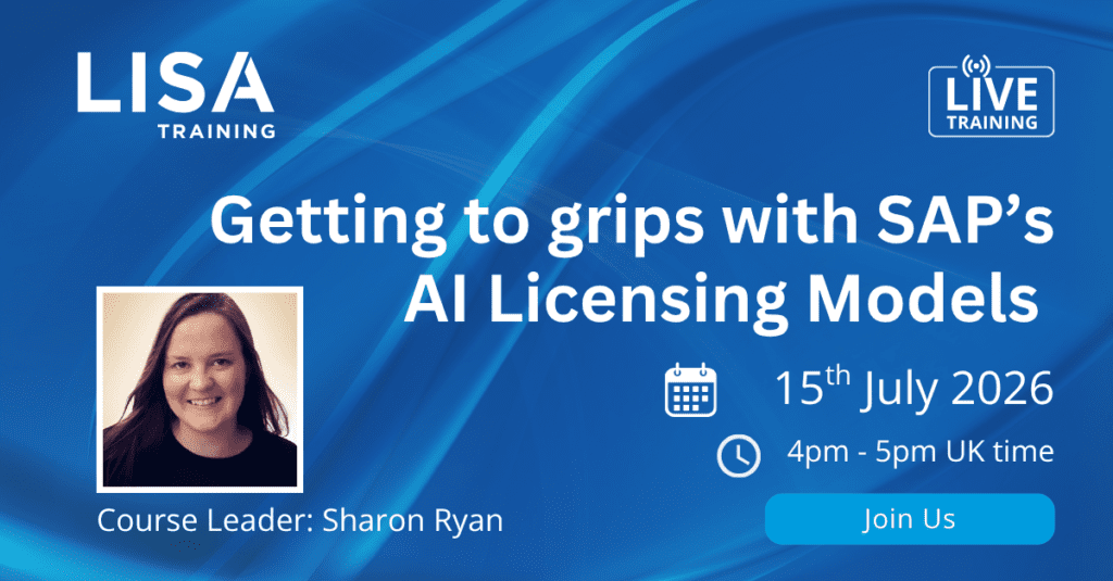 SAP Licensing AI - live training session
